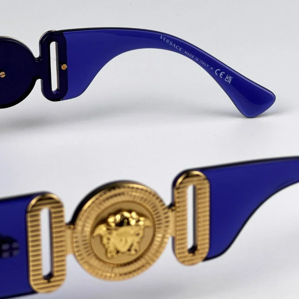 Versace VE4425U MAXI MEDUSA BIGGIE 54191A Sunglasses Purple Transparent Unisex